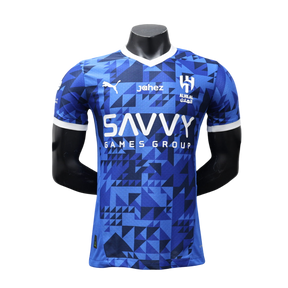 Camisa Al-Hilal Home 2024/25 Jogador Puma Masculino com Patch - Azul e Branca