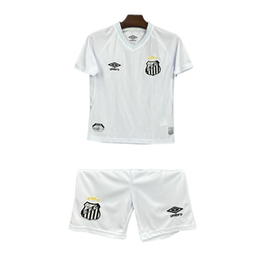 Kit Infantil Santos Home 25/26 - Umbro - Branco