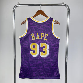 Regata Mitchell & Ness x BAPE – Los Angeles Lakers Roxo