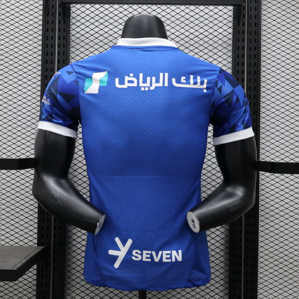 Camisa Al-Hilal Home 2024/25 Jogador Puma Masculino com Patch - Azul e Branca