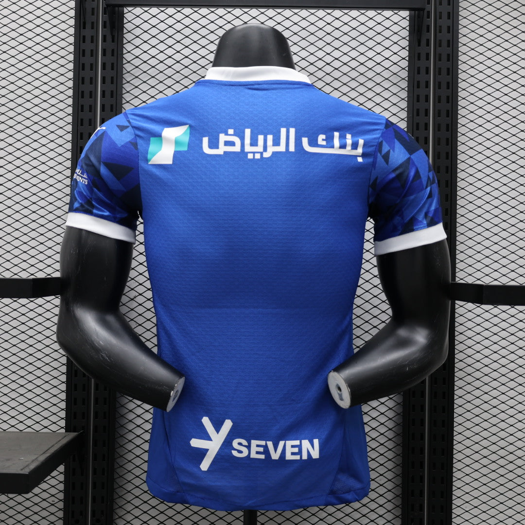 Camisa Al-Hilal Home 2024/25 Jogador Puma Masculino com Patch - Azul e Branca