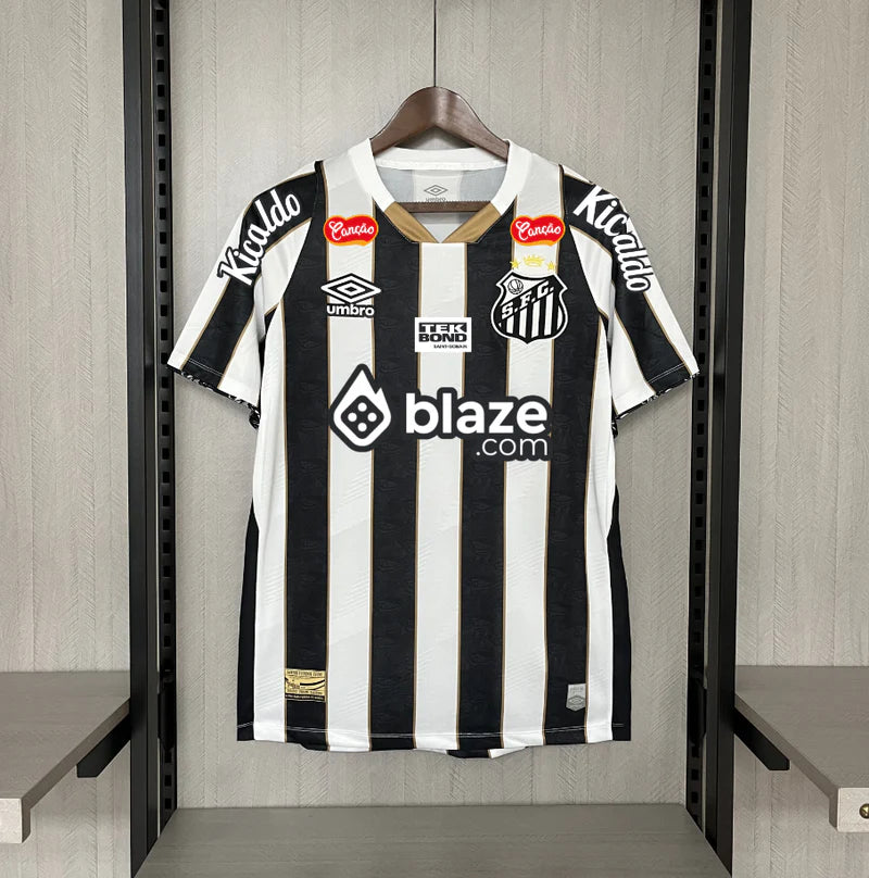 Camisa Santos Reserva 24/25 – NEYMAR JR 10 – Masculino Torcedor – Com Patrocínio