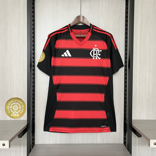 Camisa Flamengo Home 24/25 – Com Patch Mundial de Clubes – Lançamento