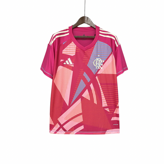 Camisa Flamengo Goleiro 2025/2026 – Torcedor Masculino – Rosa