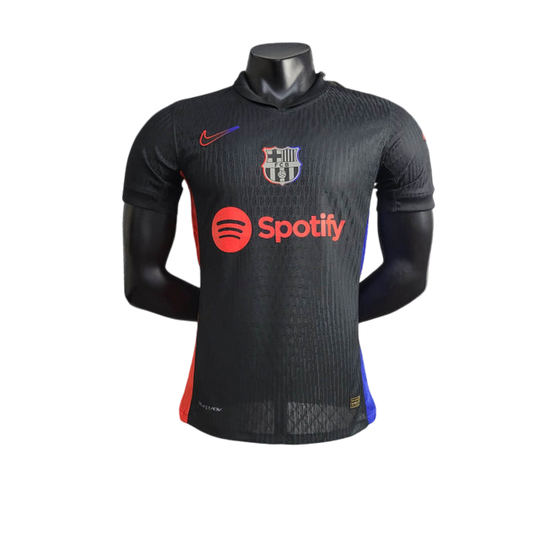 Camisa Barcelona II 24/25 Masculino Jogador com Patch - Preta