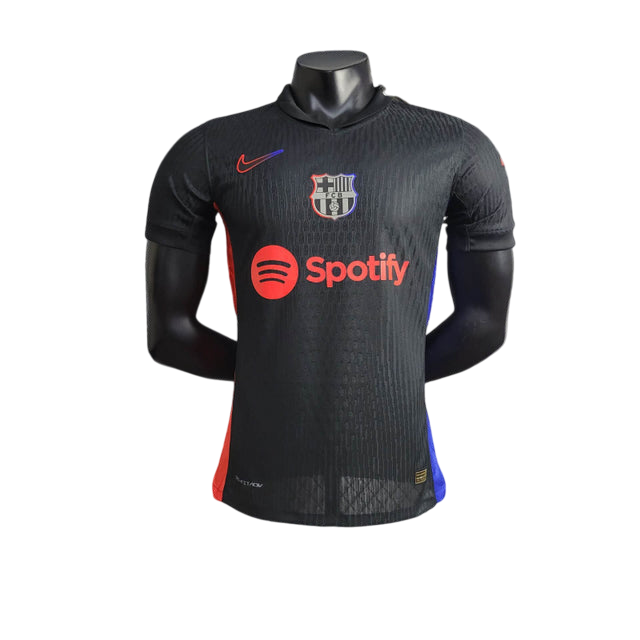 Camisa Barcelona II 24/25 Masculino Jogador com Patch - Preta