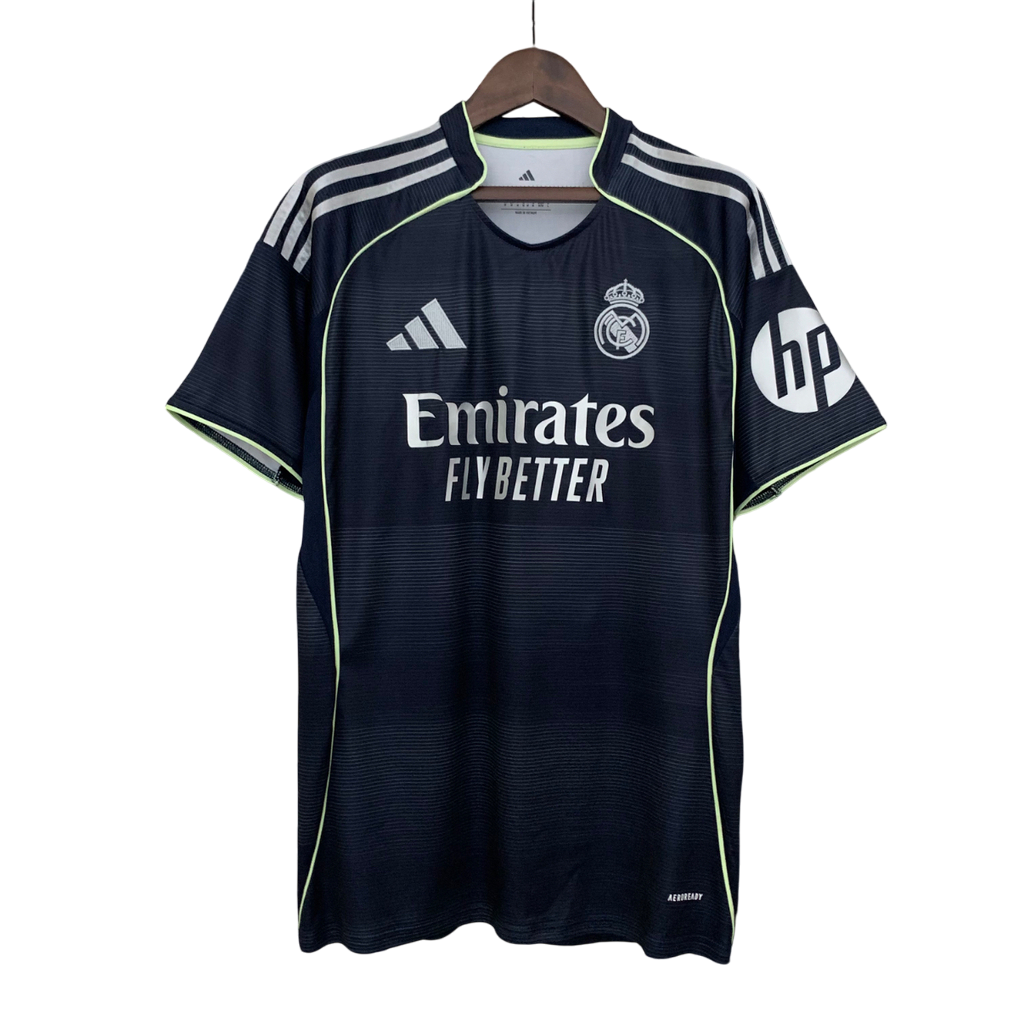 Camisa Real Madrid Away 25/26 s/n° Torcedor Masculino - Preto