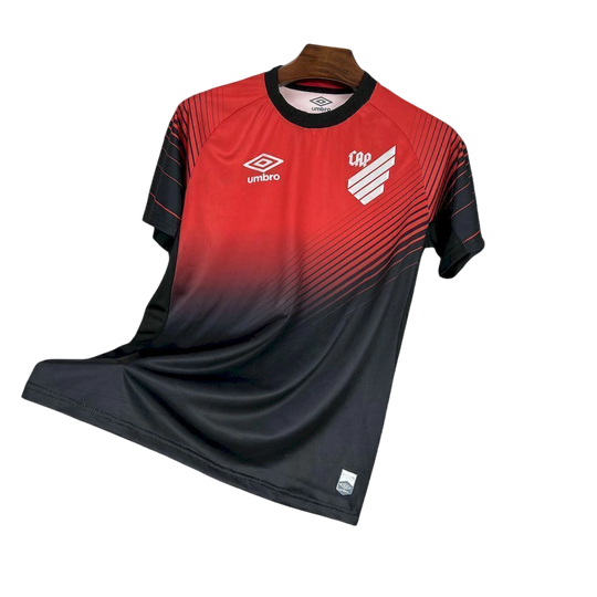 Camisa Athletico Paranaense Home 25/26 Umbro Torcedor Masculino - Preto e Vermelho