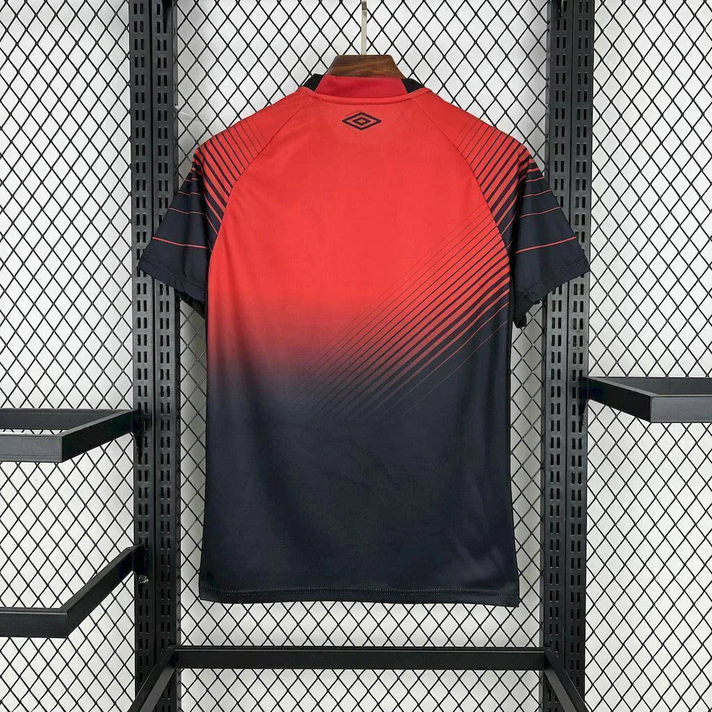 Camisa Athletico Paranaense Home 25/26 Umbro Torcedor Masculino - Preto e Vermelho