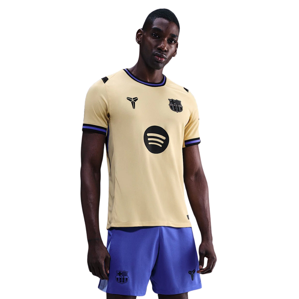 Camisa Barcelona Away 25/26 - Torcedor Nike Masculino - Bege