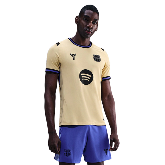 Camisa Barcelona Away 25/26 - Torcedor Nike Masculino - Bege