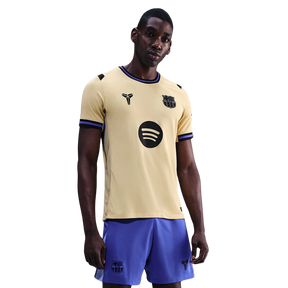 Camisa Barcelona Away 25/26 - Torcedor Nike Masculino - Bege