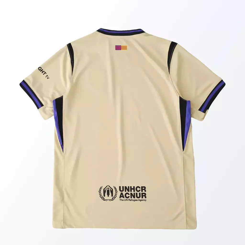 Camisa Barcelona Away 25/26 - Torcedor Nike Masculino - Bege