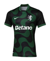 Camisa Sporting Third 25/26 s/n Torcedor Masculino - Preto e Verde