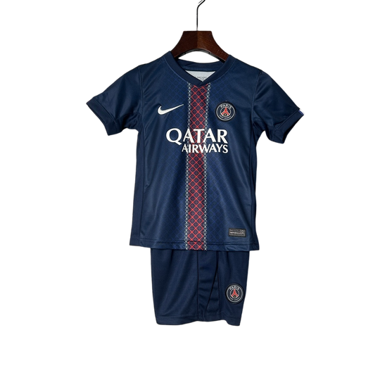 Conjunto Infantil PSG 25/26 Home Nike - Azul