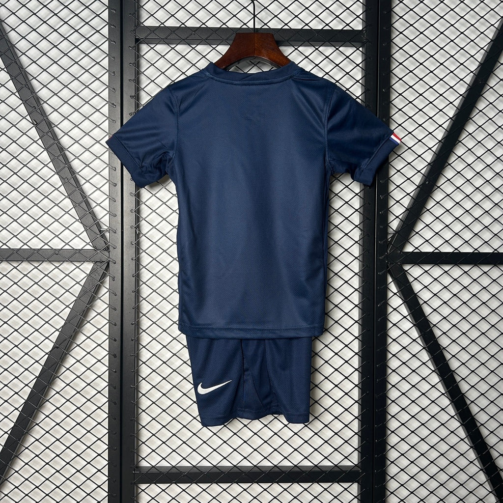 Conjunto Infantil PSG 25/26 Home Nike - Azul