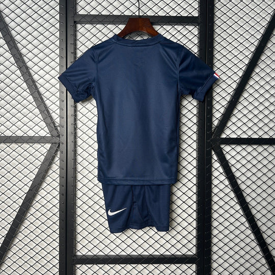 Conjunto Infantil PSG 25/26 Home Nike - Azul