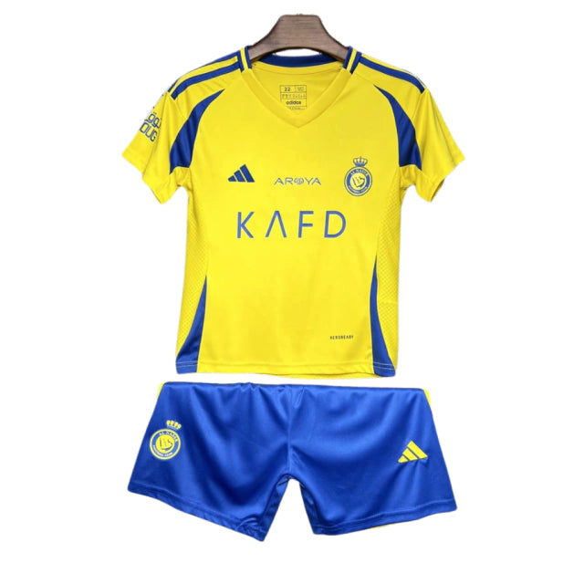 Kit Infantil Al Nassr Home 24/25 – Amarelo