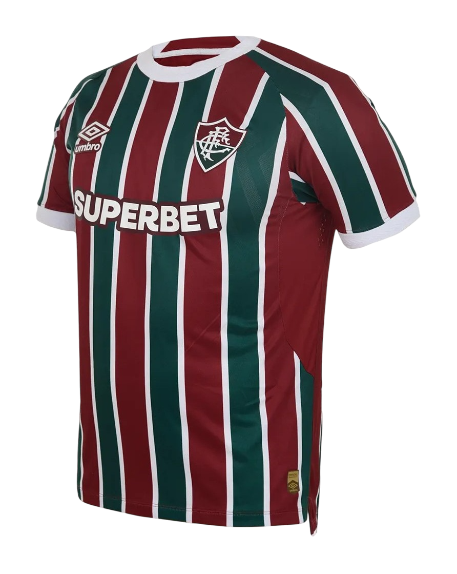 Camisa Fluminense 25/26 Home Umbro Masculino Torcedor - Listrado