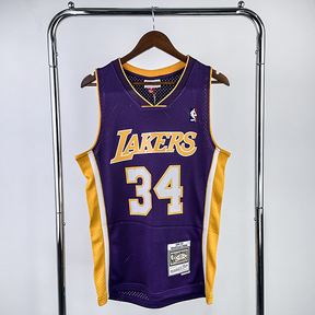 Regata Mitchell & Ness Lakers Shaquille O’Neal 1999-2000 Roxa