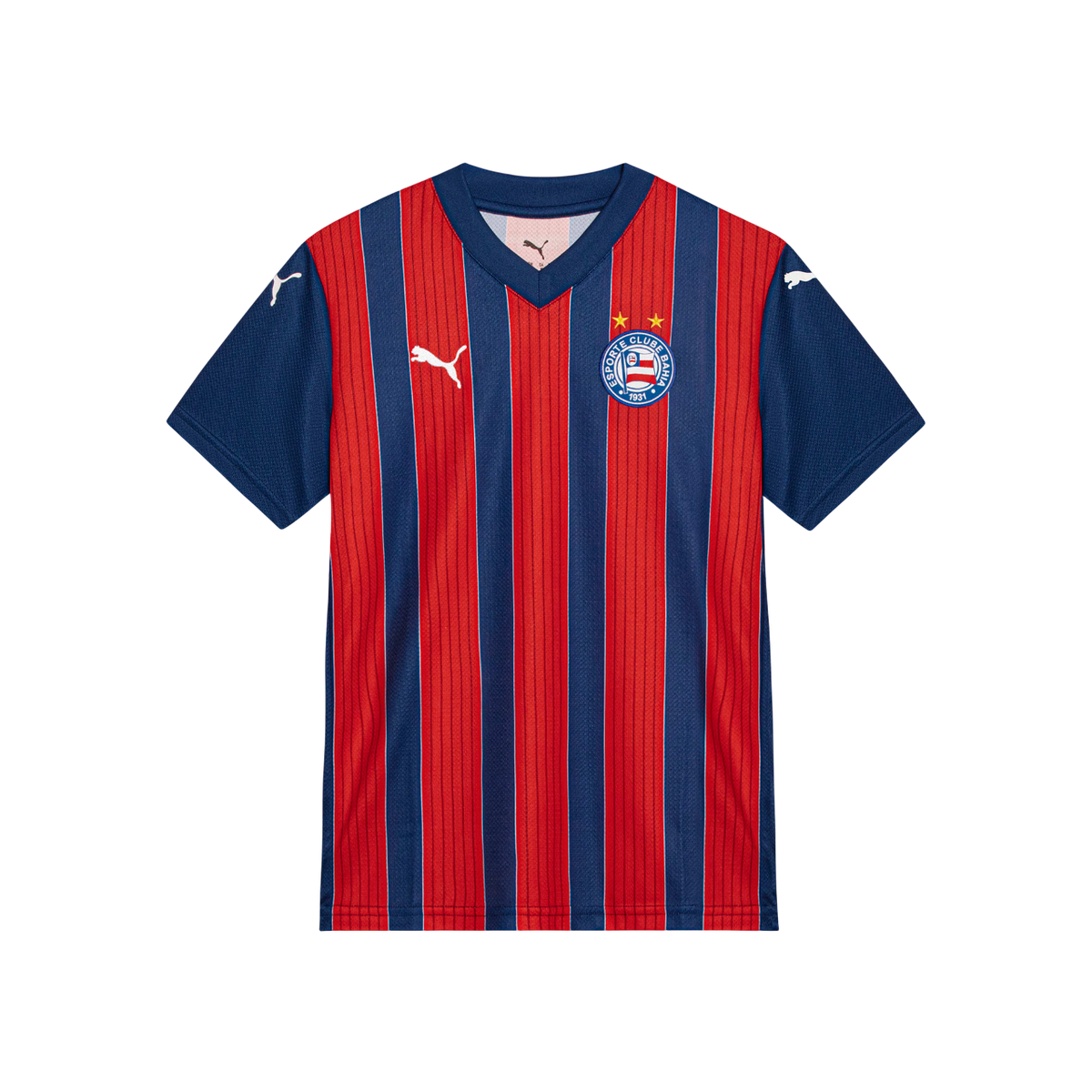 Camisa Bahia 25/26 Away Torcedor Puma Masculino  - Azul e Vermelha