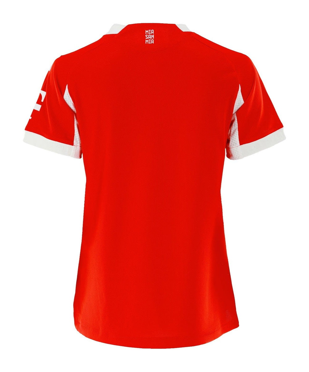 Camisa Bayern de Munich Home 25/26 - Torcedor Feminina - Branca e Vermelha
