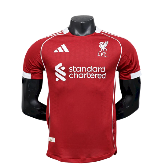 Camisa Liverpool I 25/26 - Jogador Masculina - Vermelha