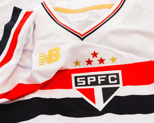 Camisa São Paulo Titular 25/26 – Torcedor Masculino – Branca – Lançamento