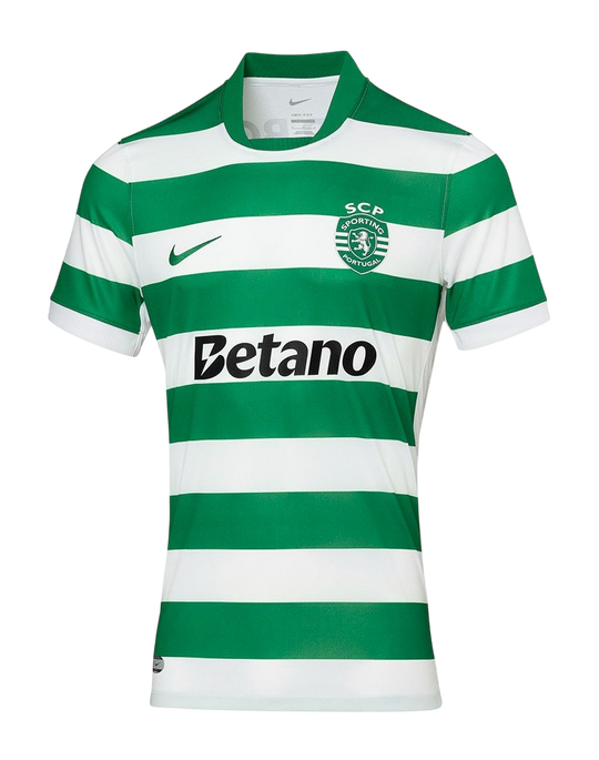 Camisa Sporting Home 25/26 s/n Torcedor Masculino - Branco e Verde