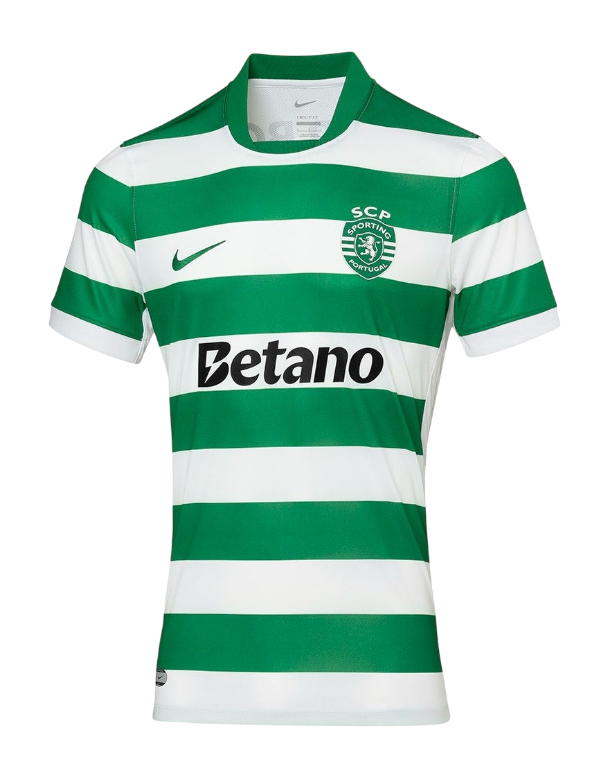 Camisa Sporting Home 25/26 s/n Torcedor Masculino - Branco e Verde